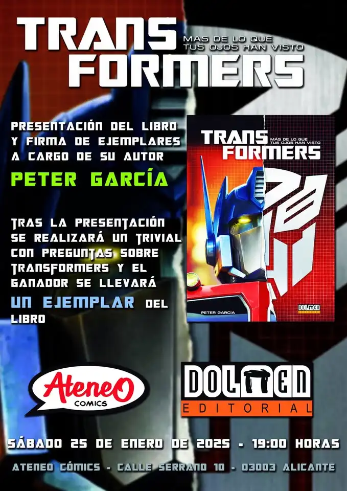 Evento de presentación del Libro "Transformers: más de lo que tus ojos han visto"