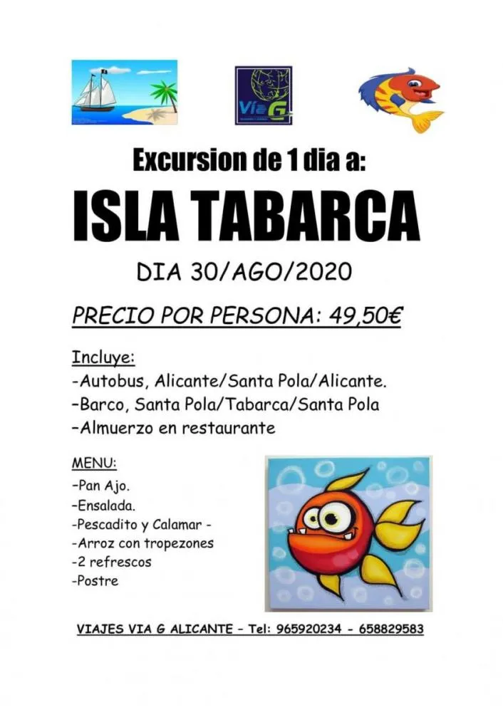 Excursion de un dia a la Isla de Tabarca