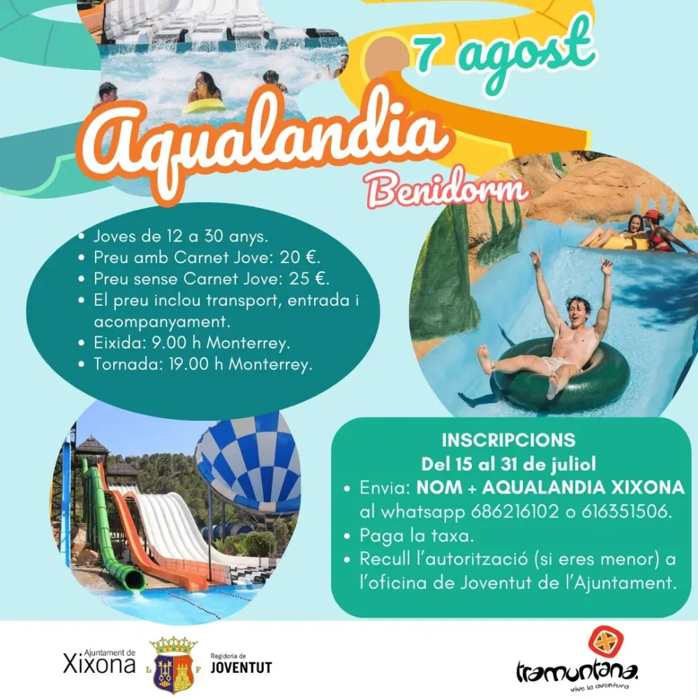 Excursió a Xixona-Aqualandia