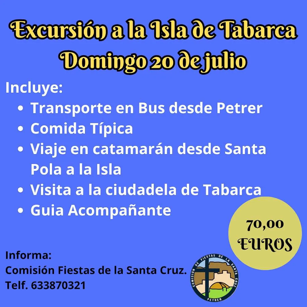 Excursión a la Isla de Tabarca desde Petrer