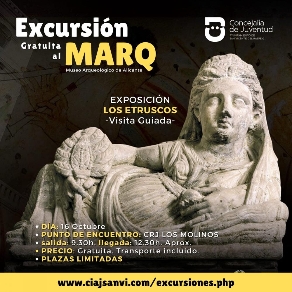 Excursión al Marq gratuita a la exposición Etruscos