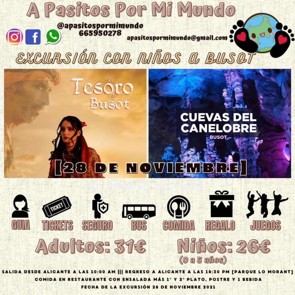 Excursión con niños a Busot