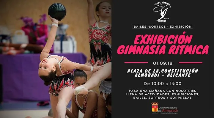 Exhibición de Gimnasia Rítmica en Almoradí