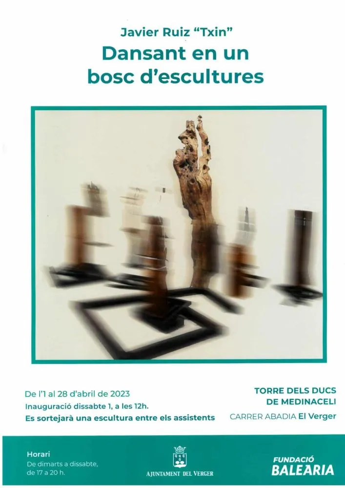 Exposició Javier Ruiz Txin Dansant en un Bosc Descultures