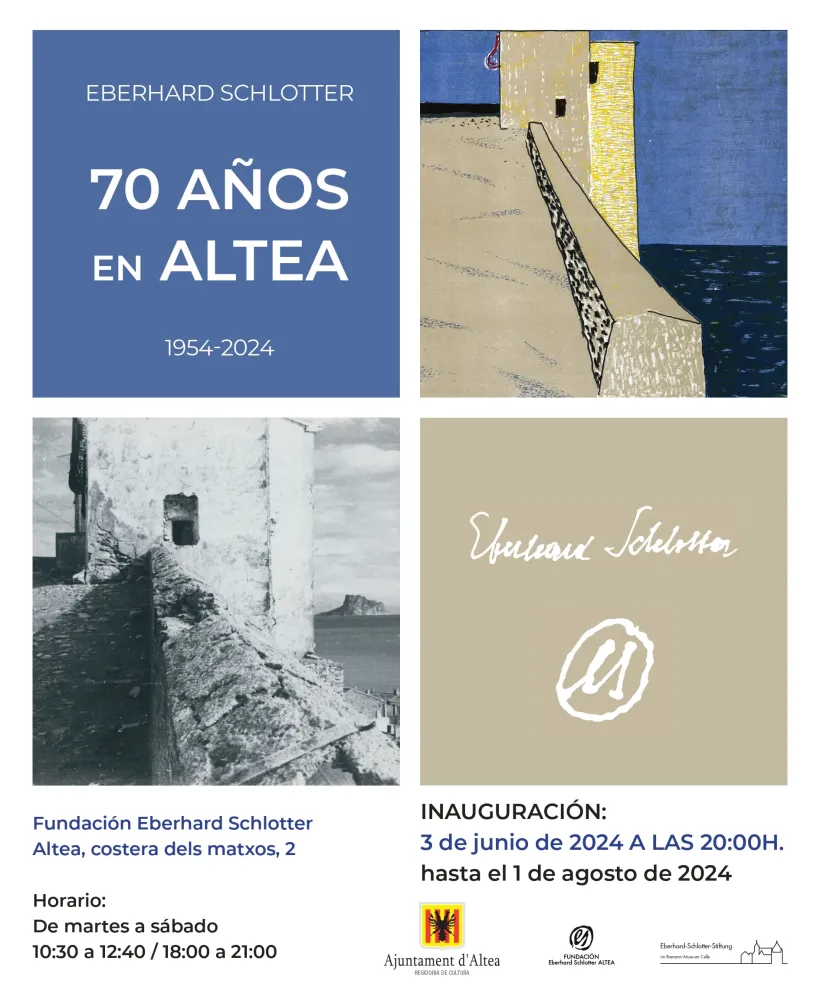 Exposición "Eberhard Schlotter. 70 años en Altea"