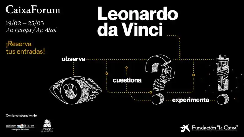 Exposición "Leonardo da Vinci". Fundación "La Caixa"