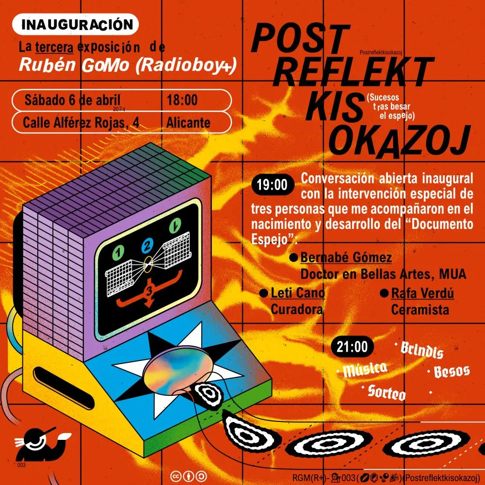 Exposición "Postreflektkisokazoj", de Rubén GoMo (Radioboy+)