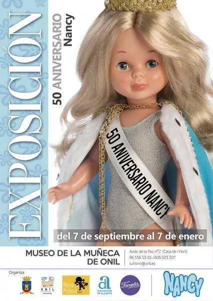 Exposición 50 aniversario de Nancy en el Museo de la muñeca de Onil