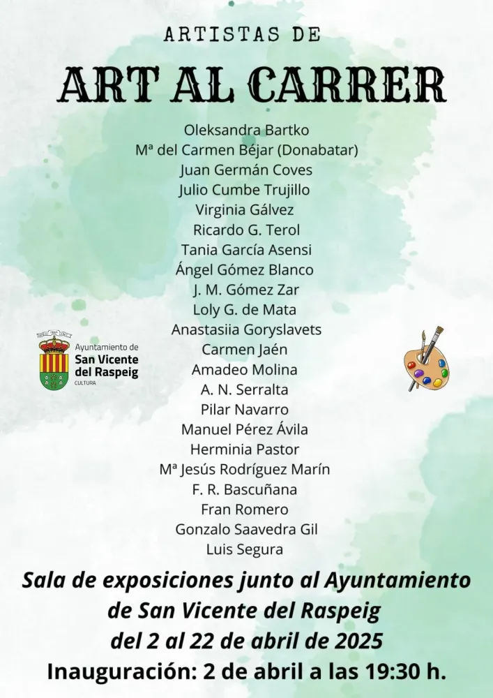 Exposición de artistas de Art al Carrer