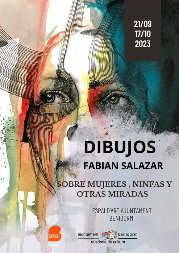 Exposición de dibujos "Sobre mujeres, ninfas y otras miradas" de Fabián Salazar