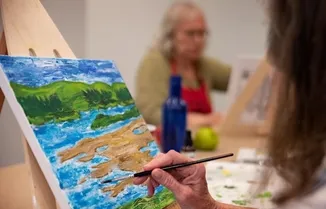 Exposición de l'Escola de Pintura Mediterrània"