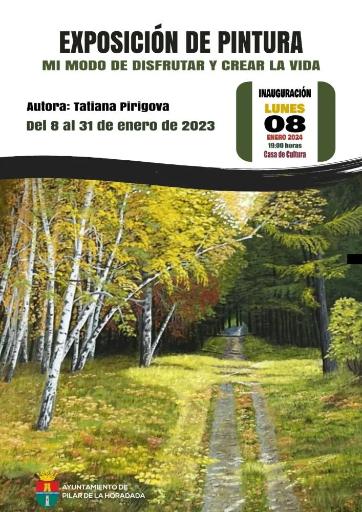 Exposición de Pintura: "MI Modo de Distrutar y Crear la Vida" a Cargo de Tatiana Pirigova