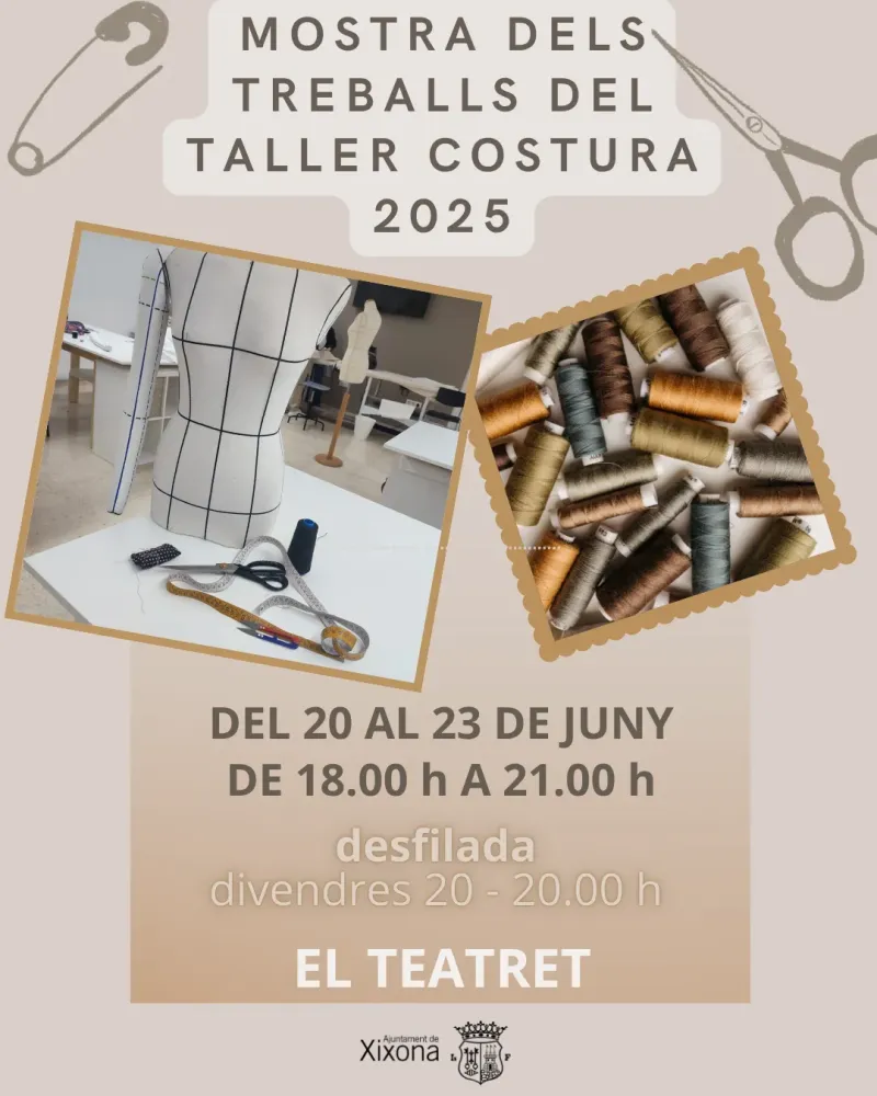 Exposición del taller de costura