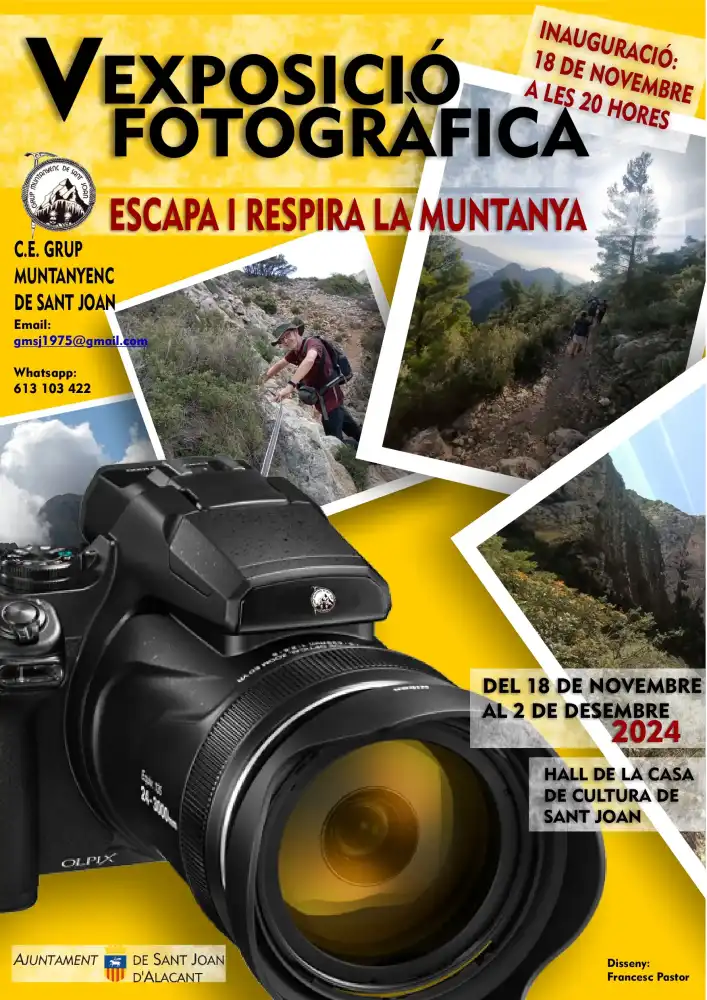 Exposición fotográfica Grup Muntanyenc de Sant Joan