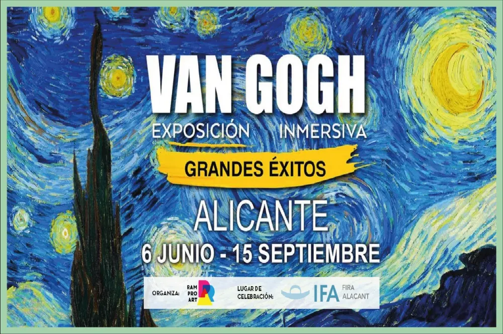 Exposición Inmersiva Van Gogh Grandes Éxitos