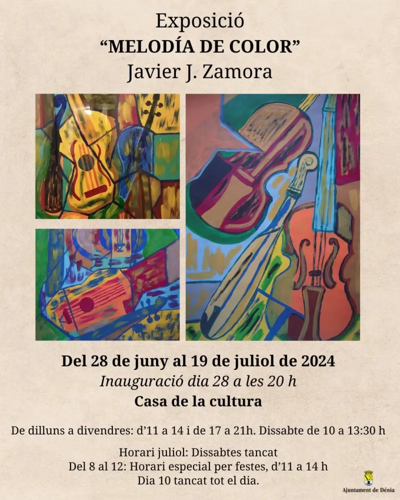 Exposición Melodía de color
