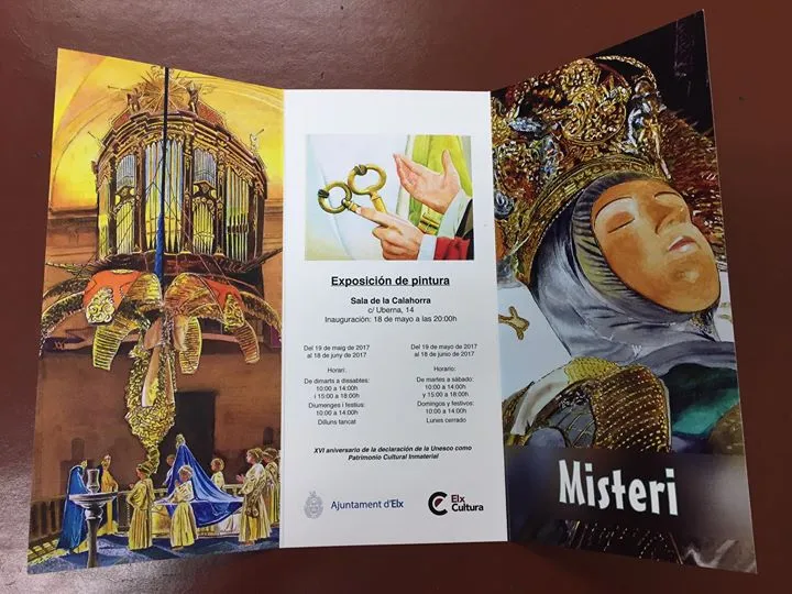Exposición sobre el Misteri d'Elx de Francisco Díaz Tripiana