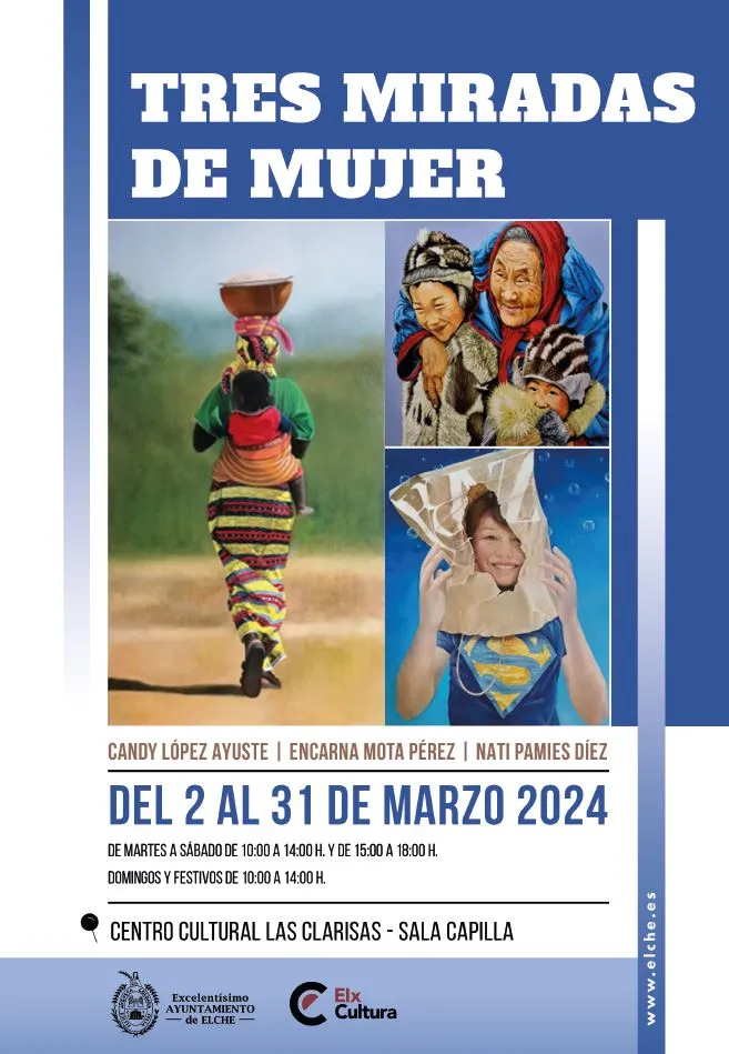 Exposición «Tres miradas de mujer»