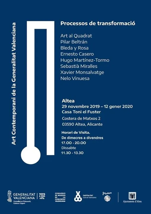 Expo: 'Processos de transformació' - Art Contemporani de la GVA