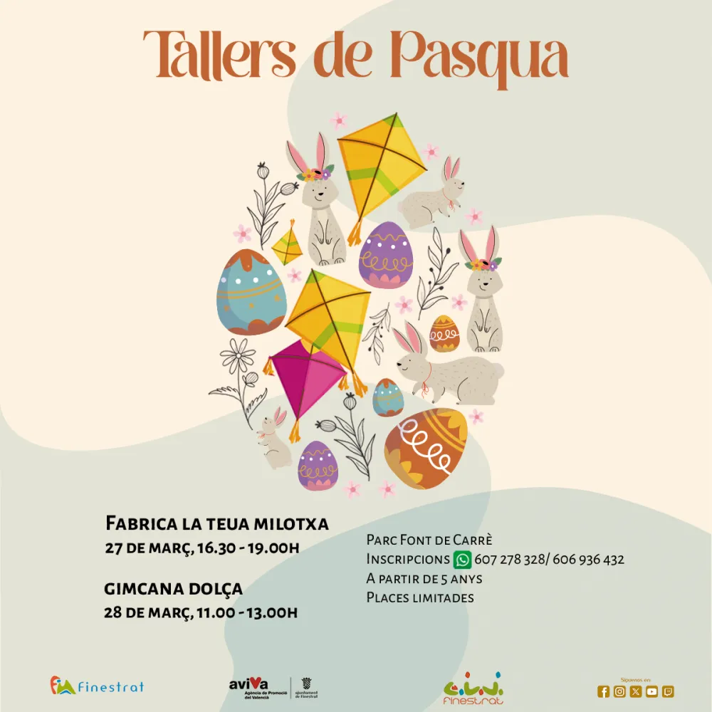 Fabrica tu cometa - Talleres de Pascua