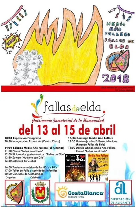 Fallas de Elda 2018 - Medio año fallero