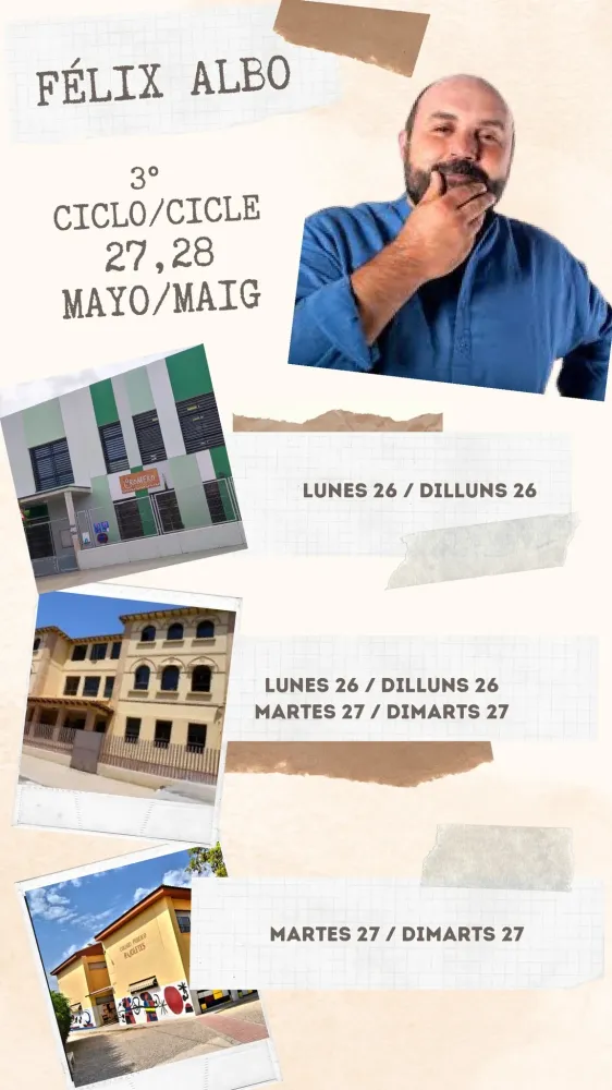 Felix Albo ► Jornadas de Animación a la Lectura en Sant Joan 2025