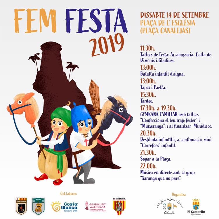 Fem Festa El Campello 2019 (aplazado al 28 de septiembre)