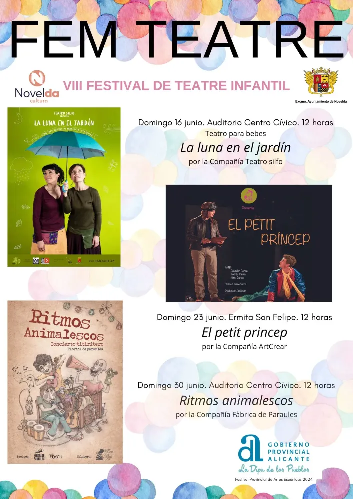 Fem Teatre ► Festival de Teatro Infantil Novelda 2024