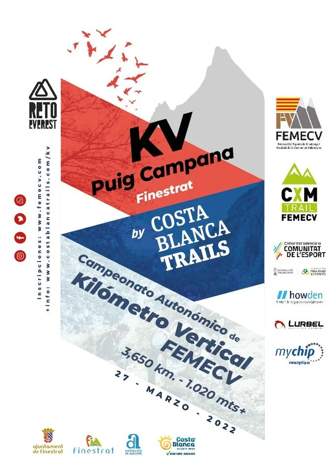 FEMECV.- Campeonato Autonómico de Kilómetro Vertical