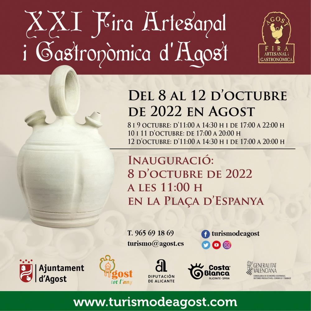 Feria Artesanal y Gastronómica de Agost 2022