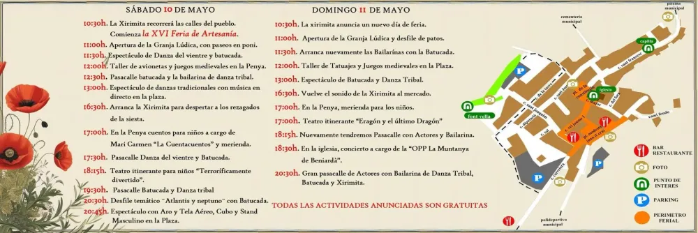 Feria Artesanal y productos típicos de Beniardà