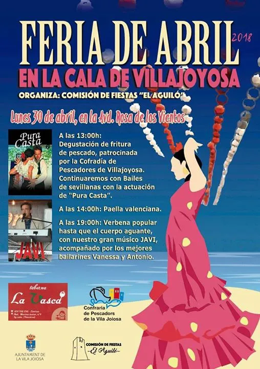 Feria de Abril en la Cala de Villajoyosa