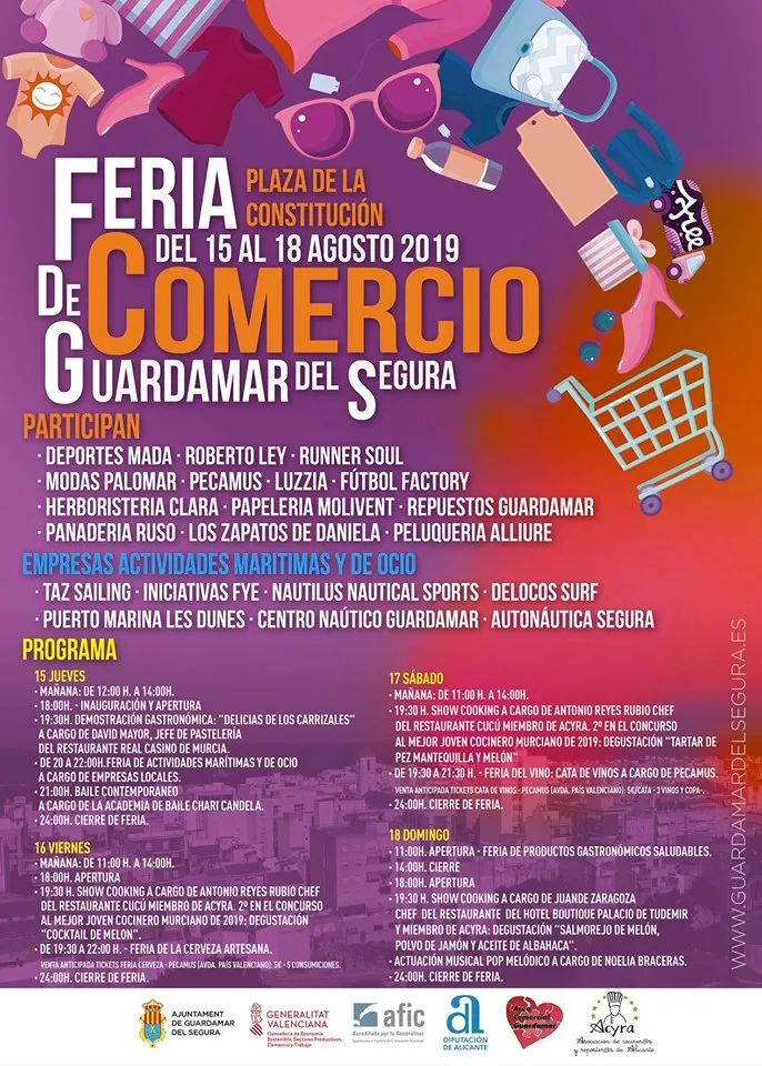 Feria de Comercio en Guardamar 2019