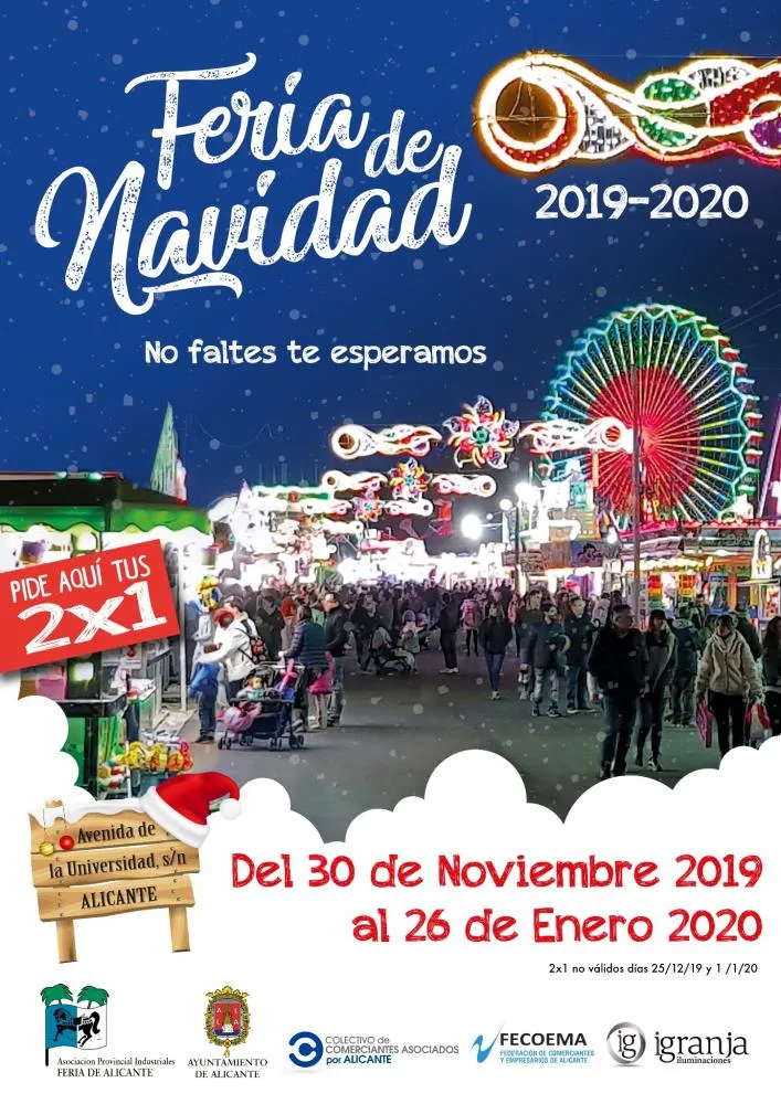 Feria de Navidad Alicante 2019-2020