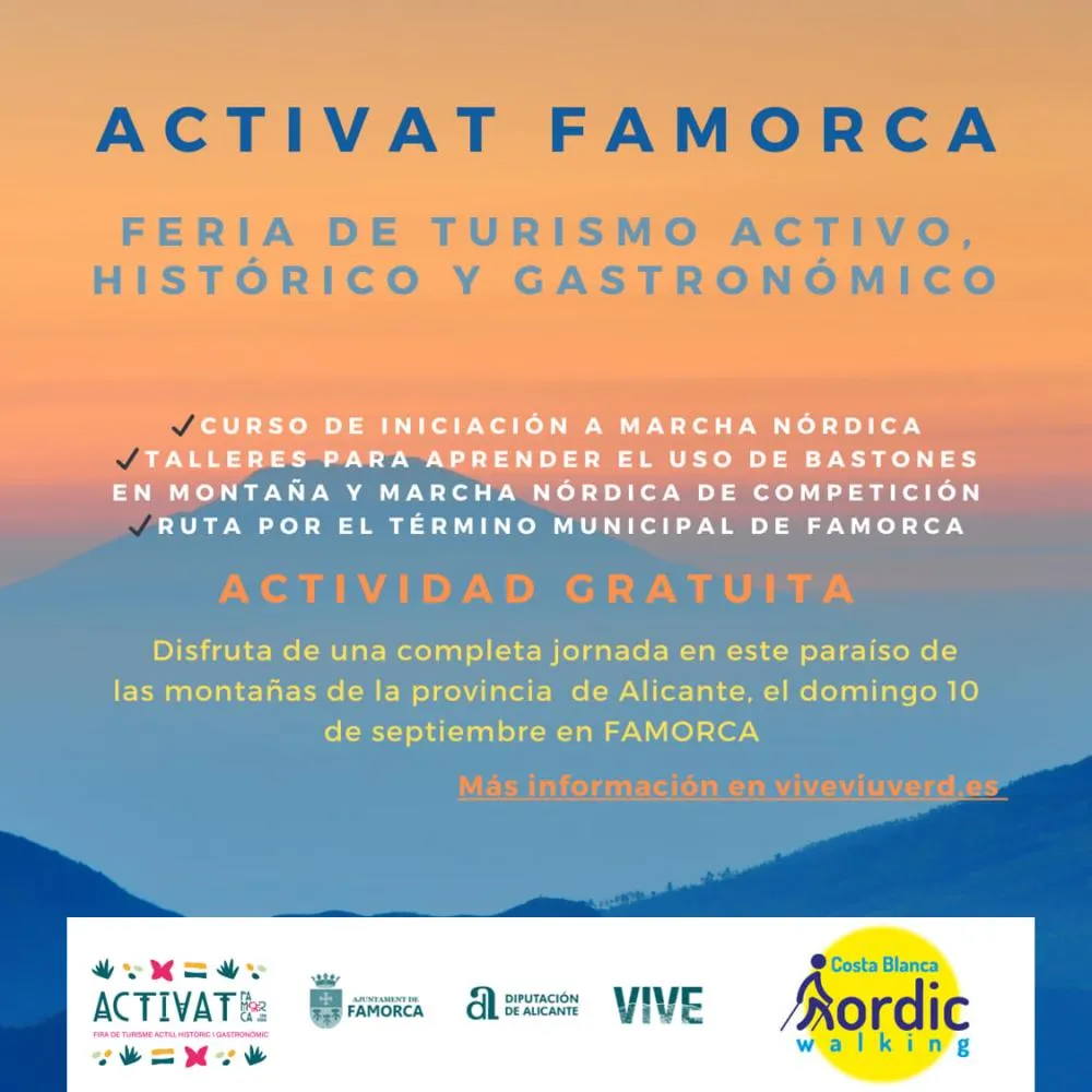 Feria de Turismo Activo, Histórico y Gastronómico Famorca 2023