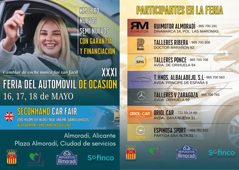 Feria del Automóvil de Ocasión en Almoradí