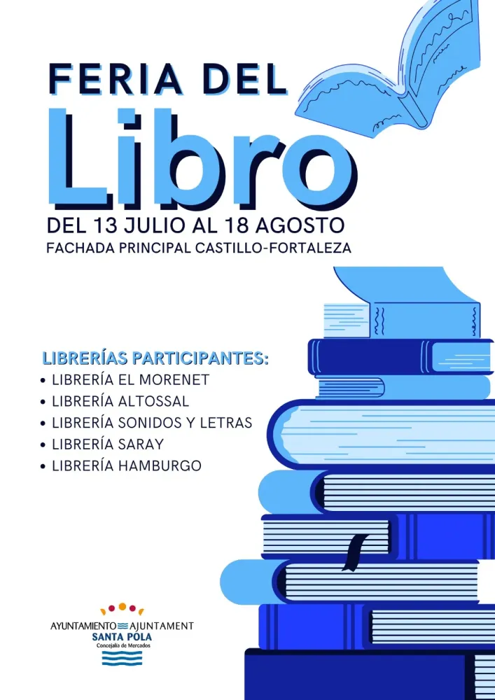 Feria del libro en Santa Pola