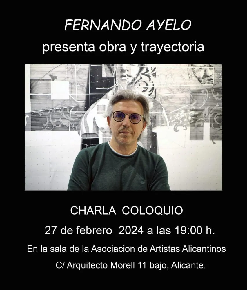 Fernando Ayelo presenta obra y tayectorai