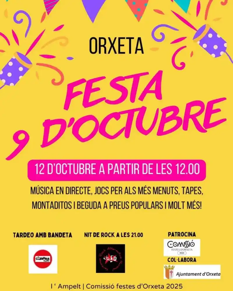 Festa 9 d'Octubre Orxeta 2024