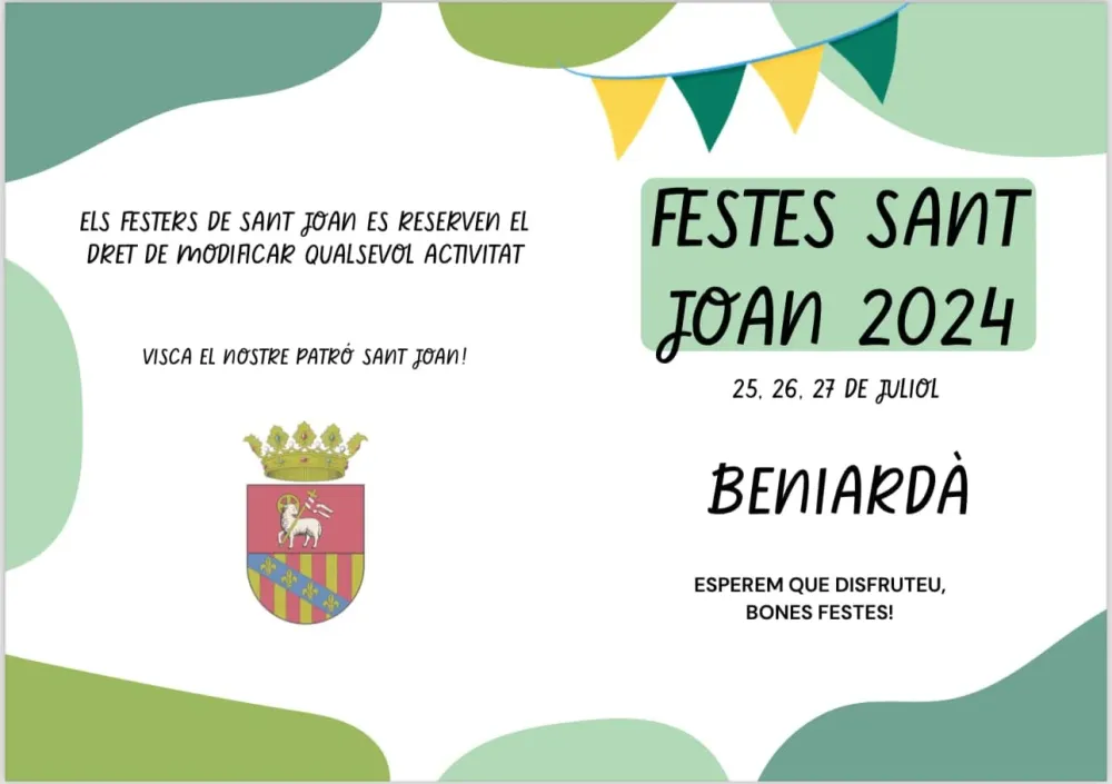 Festes Sant Joan de Beniardá 2024