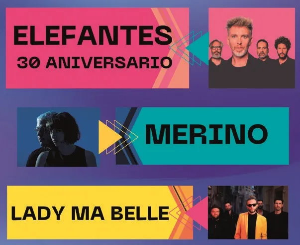 Festival Amoradí Sound - Concierto de Elefantes, Merino y Lady Ma Belle ► Feria y Fiestas Almoradí 2024