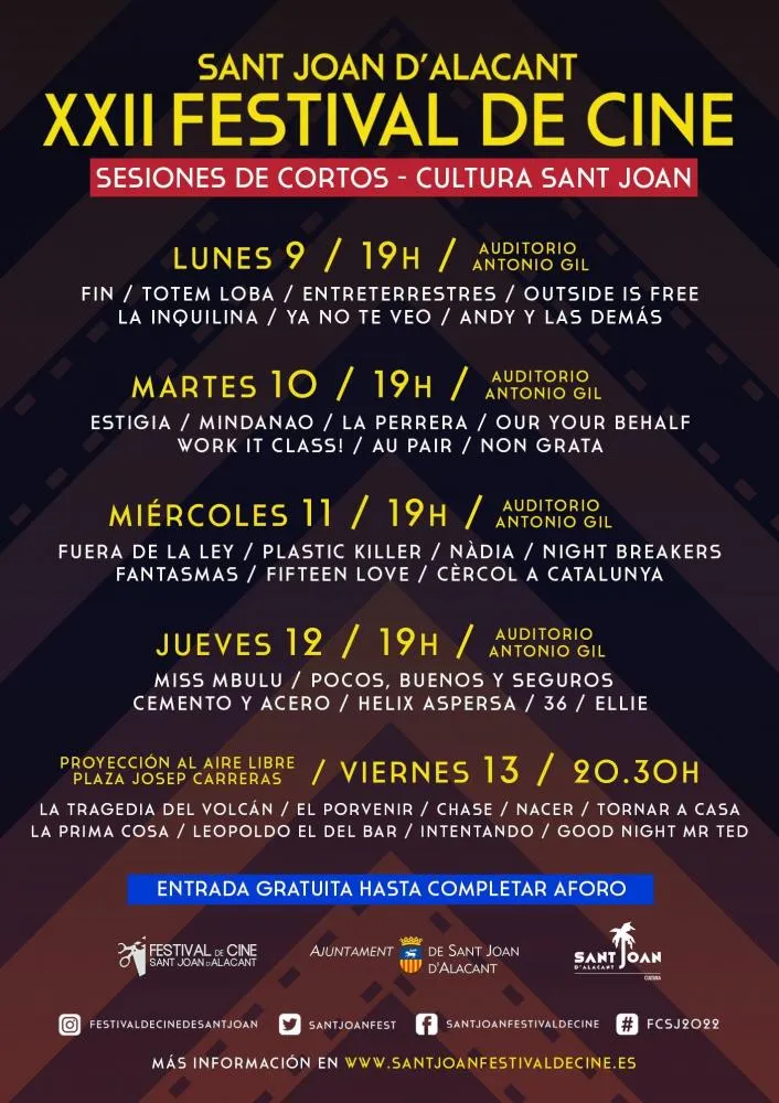 Festival de Cine Sant Joan - Cortometrajes
