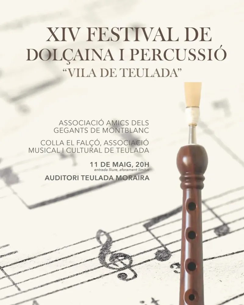 Festival de Dolçaina y Percusión Vila de Teulada