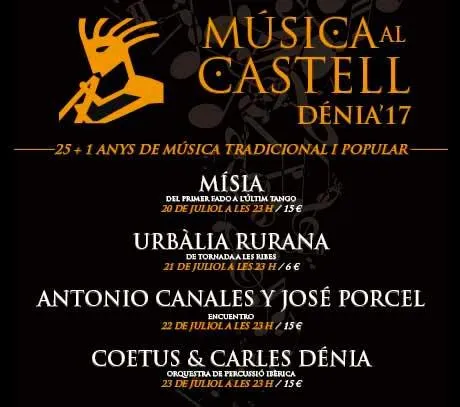 Festival de música al Castell 2017
