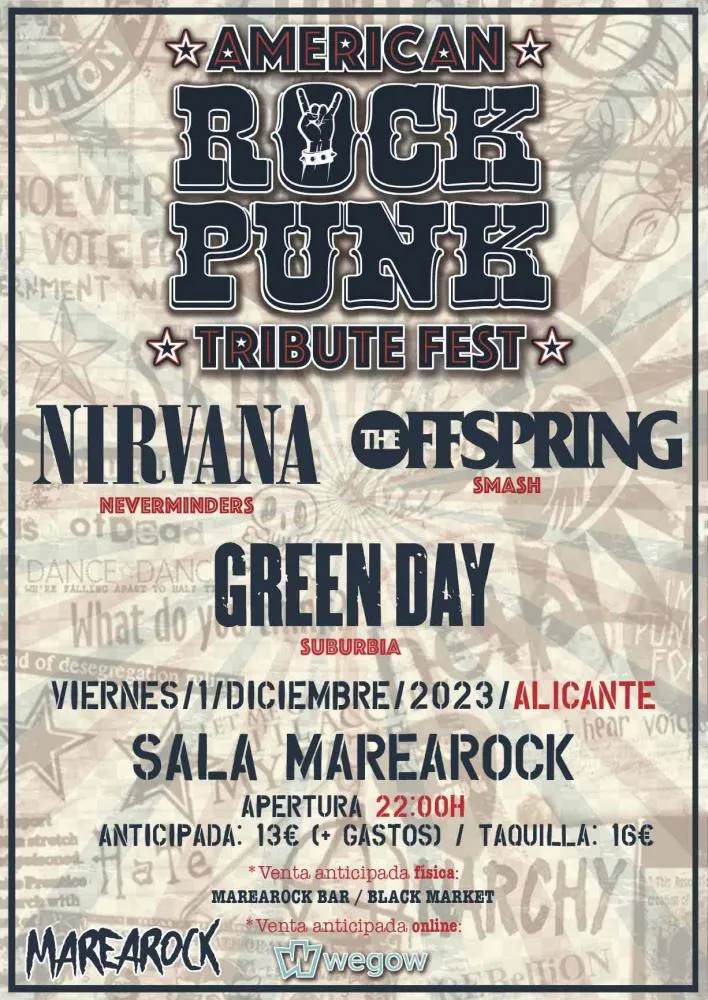Festival de Tributos American Rock Punk (Alicante)