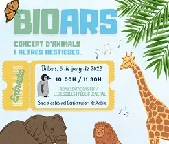 Festival Petit Ars. Bioars concert danimals i altres bestieses...