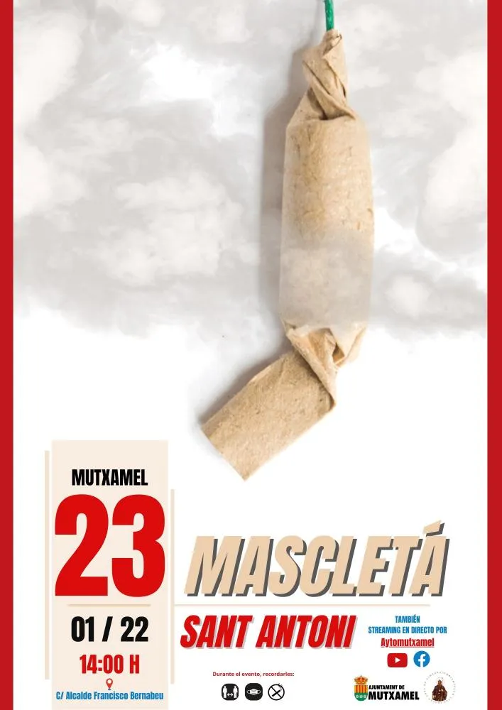 Festividad y Mascletà de San Antón Mutxamel 2022