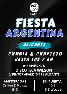 Fiesta Argentina en Alicante - Cumbia & Cuarteto