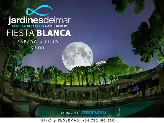 Fiesta Blanca 2020 - Jardines del mar campoamor
