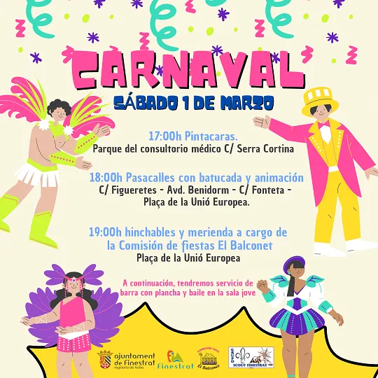 Fiesta de Carnaval en Finestrat